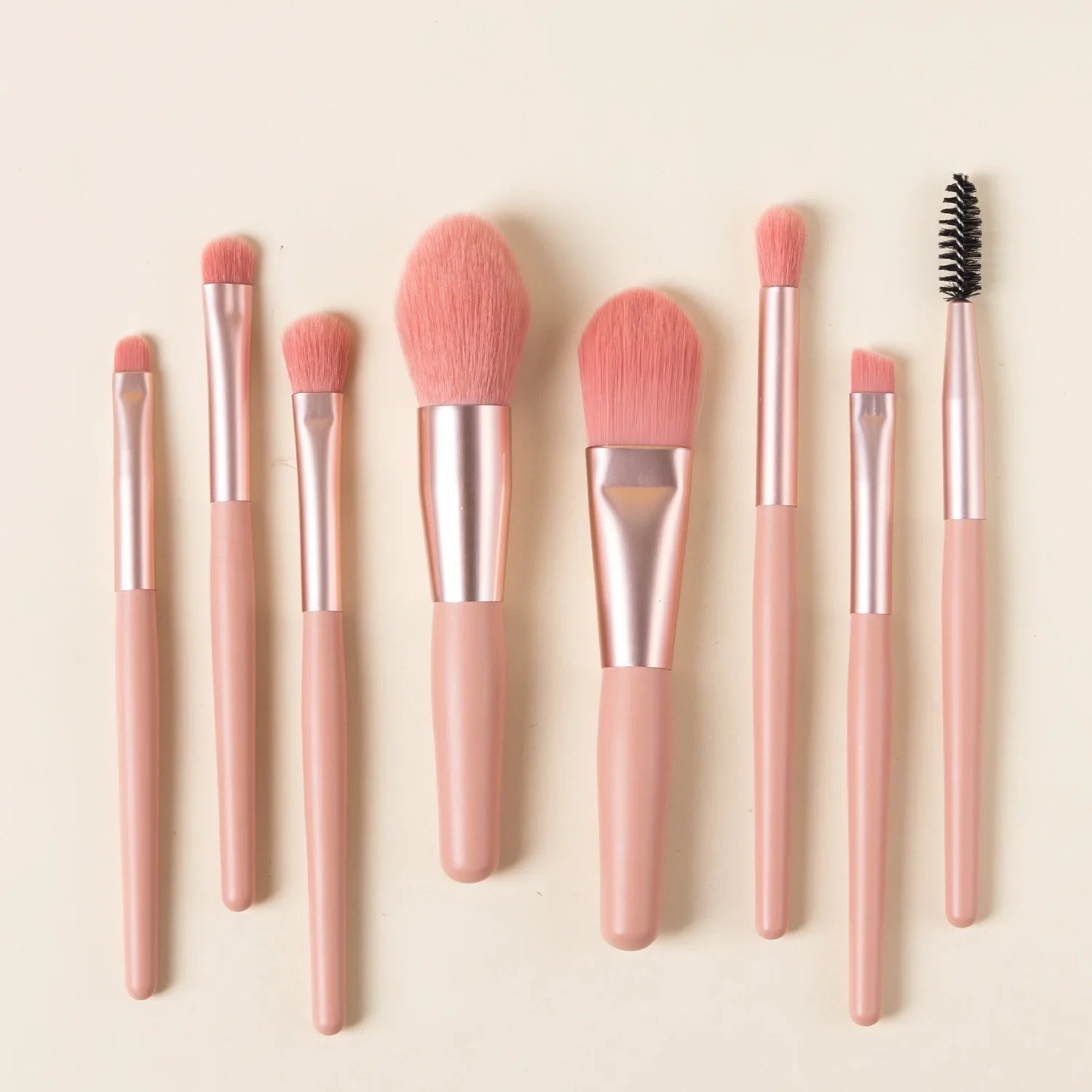 8 Pieces Macaron Makeup Brush Set Eyeshadow Foundation Women Cosmetic Brush DIY Blush Powder Blending Soft Beauty Makeup Tools