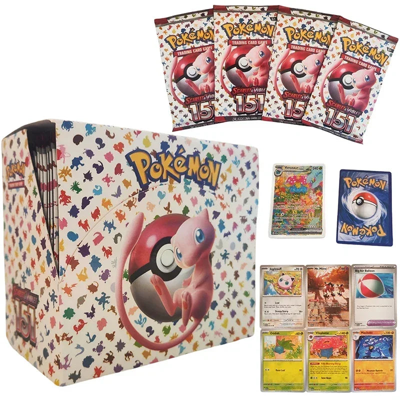 360pcs Pokemon Card Rivals Destined Prismatic Evolutions Purple Scarlet 151 PALDEAN English Translation Booster Battle Card