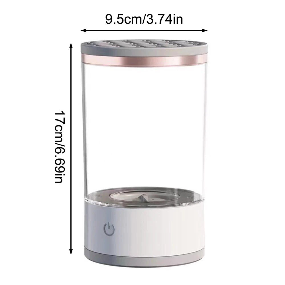 Makeup brush cleaner is an automatic rotating brush cleaner for deep cleaning, one-click operation is suitable for all makeup