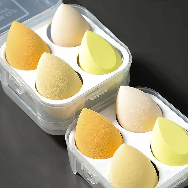 4pcs/set Color Mixing Beauty Egg Beauty Sponge Makeup Sponge Makeup Tools Foundation Makeup Face Makeup Tools Makeup