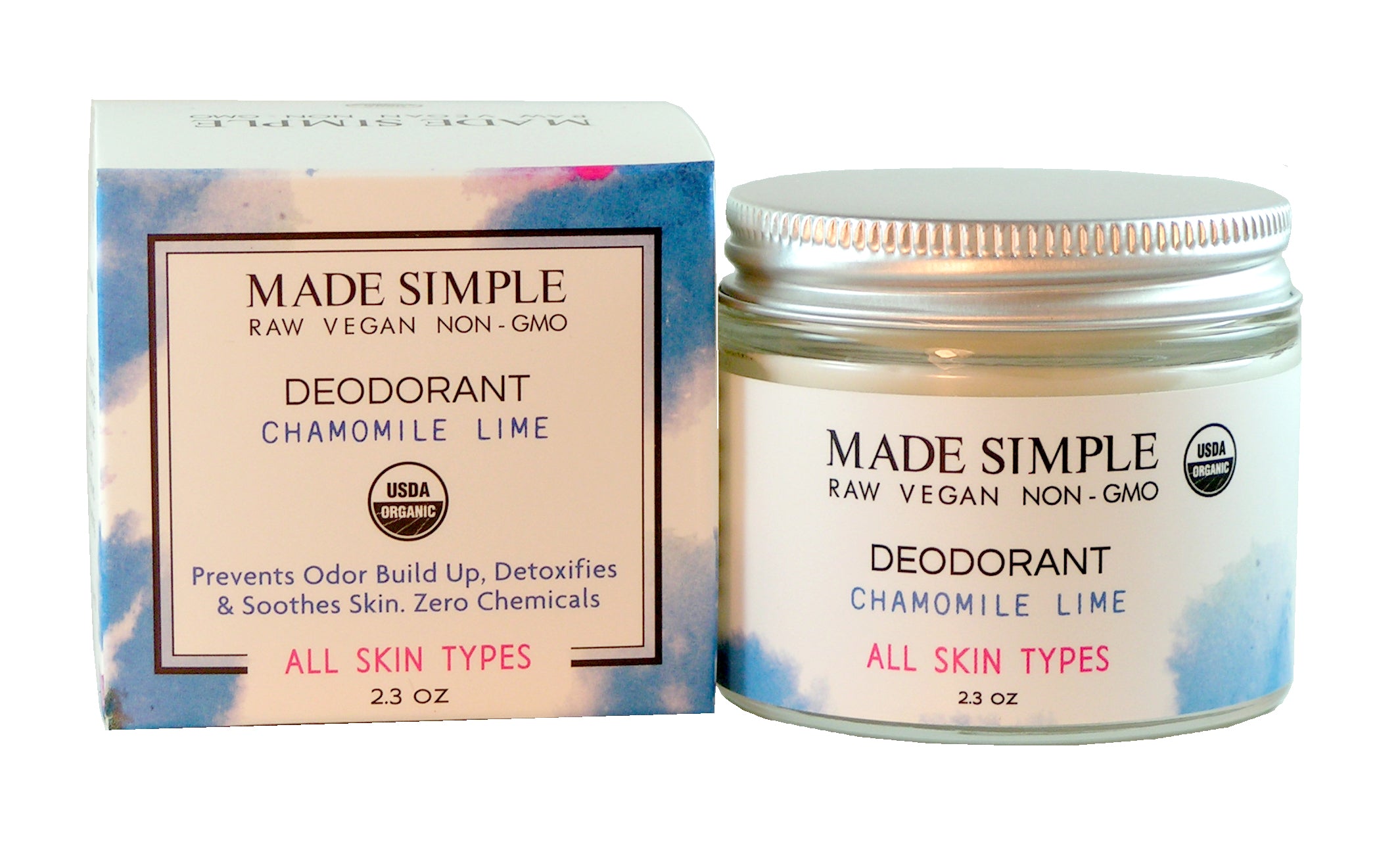 Chamomile Lime Deodorant - Certified Organic, Vegan & Cruelty-free-6
