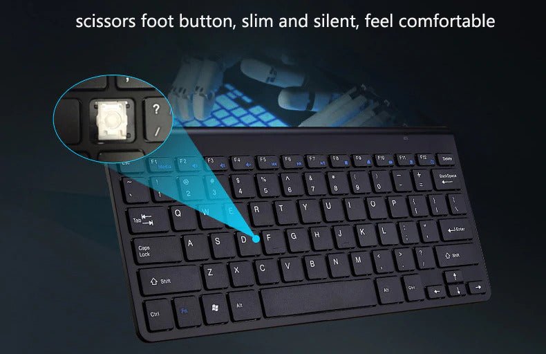 2.4GHz Wireless Mini Keyboard And Optical Mouse Set