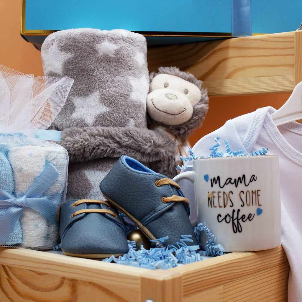 Hellobox Geschenke für neugeborene mit Babydecke, Kuscheltier (17 
